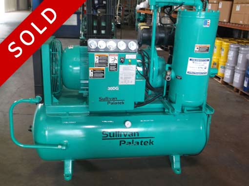 Sullivan Palatek 30DG Used Air Compressor For Sale